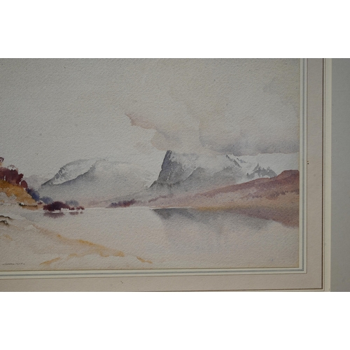 659 - Sir William Russell Flint RA PRWS (1880-1969) - 'Ben Nevis from Loch Eil', Scotland, watercolour on ... 