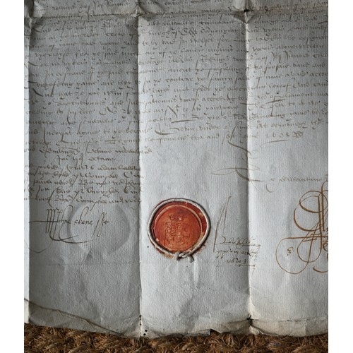 924 - An interesting collection of in excess of one hundred and fifty Elizabethan/Jacobean legal documents... 