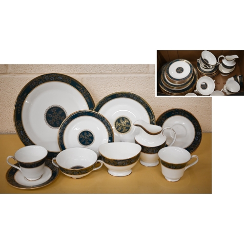 385 - A Royal Doulton Carlyle part dinner/tea service - 45 pieces (box)