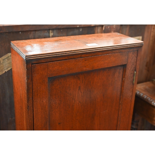 137 - A 19th century mahogany maritime yachts drinks cabinet fitted with bottle apertures and glass racks ... 