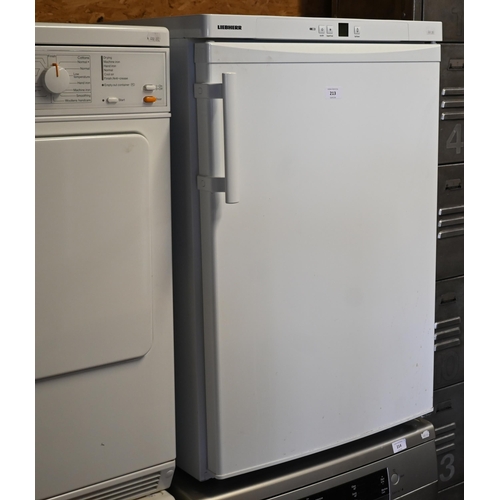 213 - White goods - A Liebherr three drawer freezer, 56 cm wide x 60 x 84 cm high, untested and no warrant... 