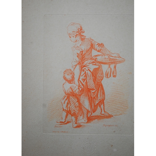 313 - # Four Musée du Louvre prints of the Old Masters, 24 x 39 cm (4)