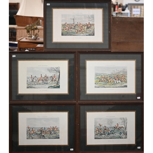 327 - Five Alken prints - Hunting Qualifications series, 25 x 38 cm and four Orme shooting prints, 40 x 49... 