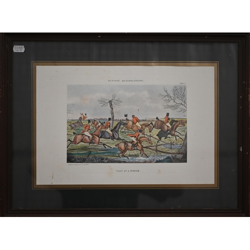 327 - Five Alken prints - Hunting Qualifications series, 25 x 38 cm and four Orme shooting prints, 40 x 49... 