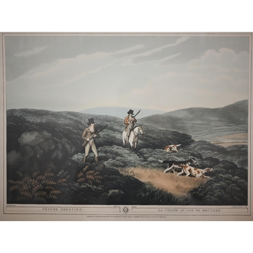 327 - Five Alken prints - Hunting Qualifications series, 25 x 38 cm and four Orme shooting prints, 40 x 49... 