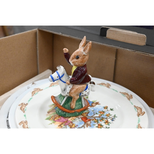 398 - Eighteen Beswick Beatrix Potter figures - brown back-stamps - to/w a small selection of Royal Doulto... 