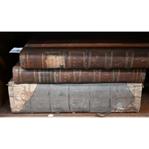 480 - A quantity of Georgian & later leather bound vols including William Robertson's History of Scotl... 