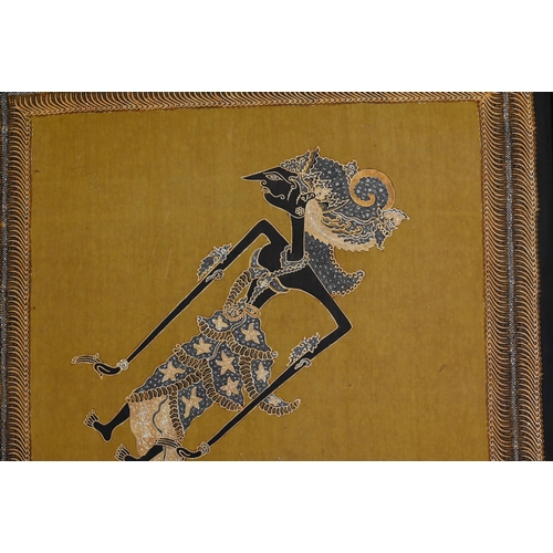 345 - Five various Balinese/Indonesian silk batik prints, two signed Werkudara and Kesawasidi (5)