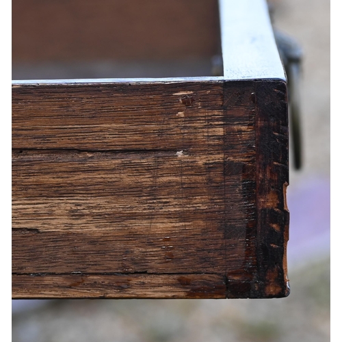 348 - A Victorian mahogany drop end sofa table, with two frieze drawers and raised on trestle ends united ... 