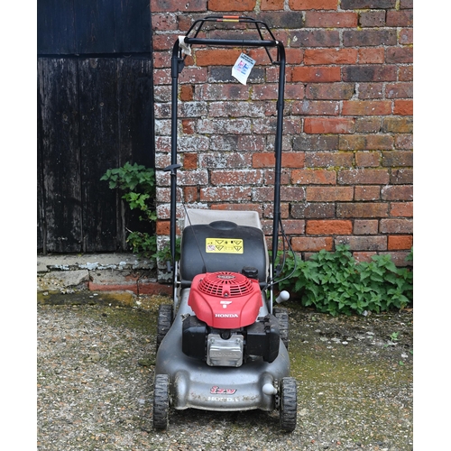 26 - A Honda GCV160 petrol lawn mower, c/with grass collector, a/f