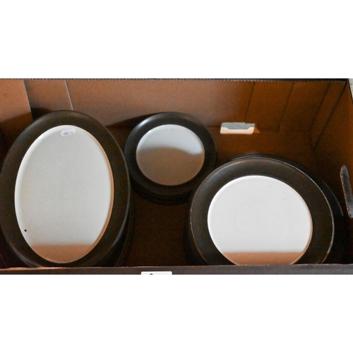 3 - A quantity of green-glazed Denby dinnerware (2 boxes)