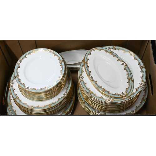 37 - # A Royal Worcester 'Devonshire' dinner service, 53 pieces (box)