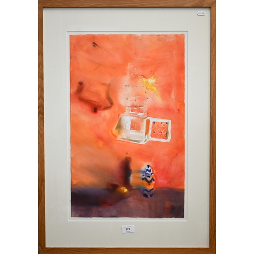 371 - Sophie Knight RWS (b 1965) - 'Flight', watercolour, signed, 56 x 35 cm