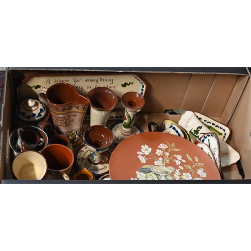 45 - A large collection of Devon ware, approx. 120 items (2 boxes)