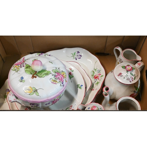 50 - A large quantity of Copeland Spode 'Luneville' and Luneville dinner/tea wares (5 boxes)