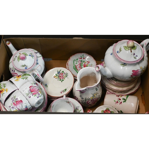 50 - A large quantity of Copeland Spode 'Luneville' and Luneville dinner/tea wares (5 boxes)