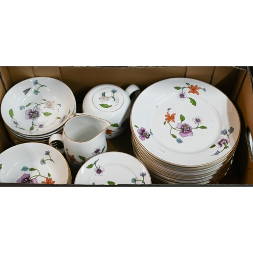 52 - An extensive Royal Worcester 'Astley' dinner/tea service (3 boxes)