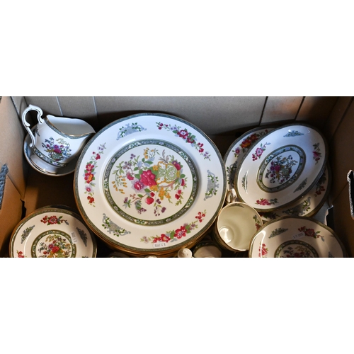 69 - An extensive set of Paragon and Royal Albert 'Tree of Kashmir' tea and dinner ware (2 boxes)