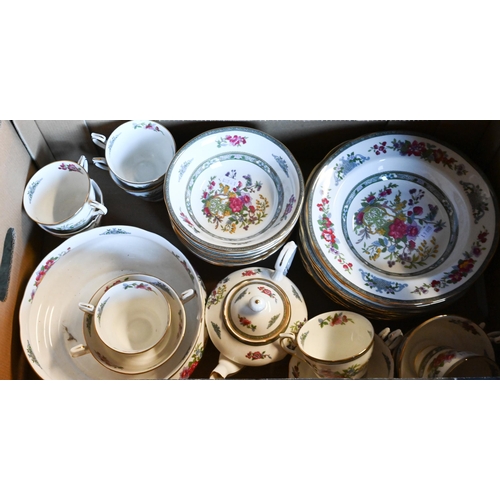 69 - An extensive set of Paragon and Royal Albert 'Tree of Kashmir' tea and dinner ware (2 boxes)