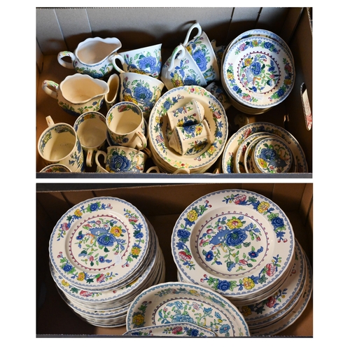 70 - An extensive set of early 20th century Mason's Patent Ironstone 'Regency' pattern dinner/tea ware (2... 