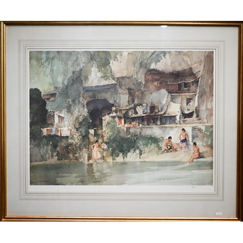 369 - Two Russsell Flint prints - 'Gitanas at La Galeria', pencil signed, 71 x 53 cm and 'Spanish Girls Ba... 