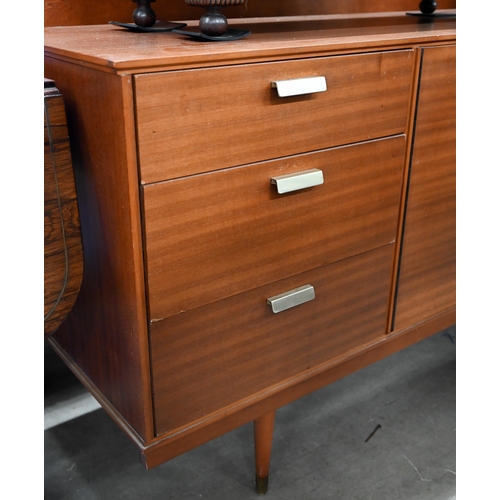 102 - A Mid-Century Avalon Yatton teak sideboard circa 1960, 182 x 45 x 74 cm high