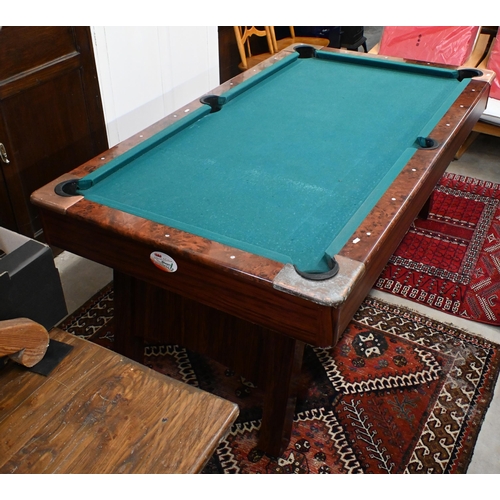 162 - Riley BCE Ronnie O'Sullivan Supapro Series Challenger pool table (6 ft) rosewood and burr walnut fin... 