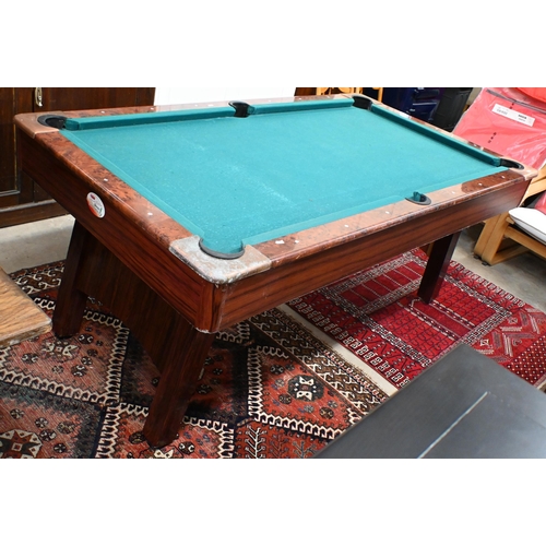 162 - Riley BCE Ronnie O'Sullivan Supapro Series Challenger pool table (6 ft) rosewood and burr walnut fin... 