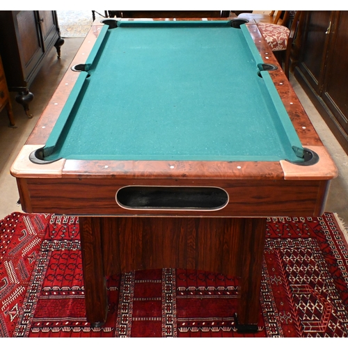 162 - Riley BCE Ronnie O'Sullivan Supapro Series Challenger pool table (6 ft) rosewood and burr walnut fin... 