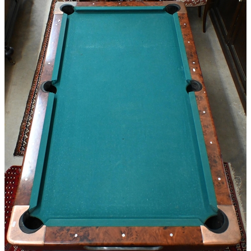 162 - Riley BCE Ronnie O'Sullivan Supapro Series Challenger pool table (6 ft) rosewood and burr walnut fin... 