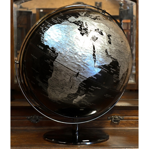 230 - A contemporary table top world globe on stand, by Tristan de Cumha Group, 40 cm dia.