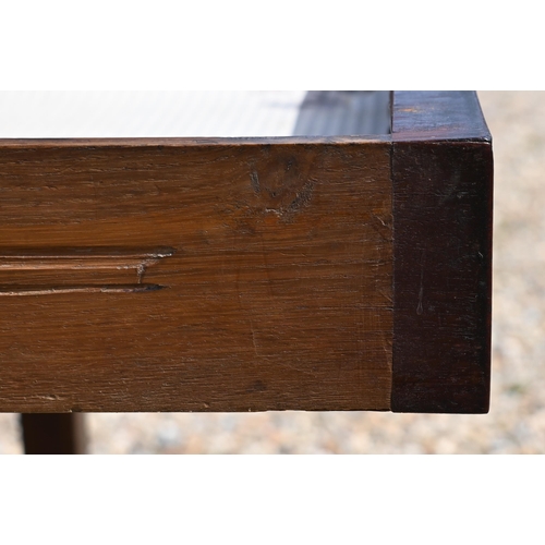 495 - # A 19th century mahogany Pembroke table with end drawers (a/f)