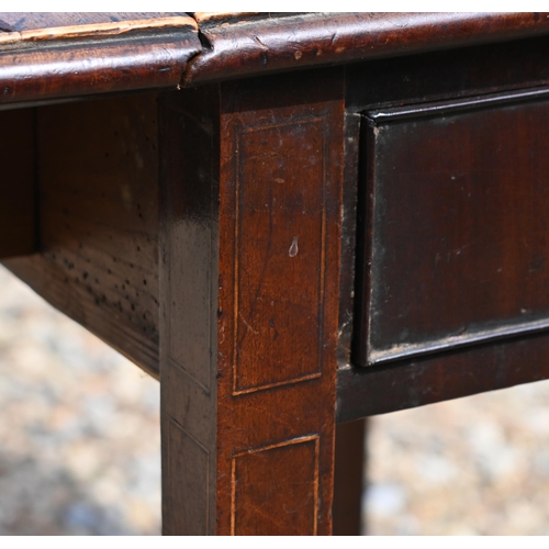 495 - # A 19th century mahogany Pembroke table with end drawers (a/f)