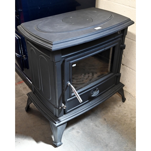 50 - Saltfire Dorchester - A grey cast iron stove/wood burner, multifuel, model JA064 (2015), heat output... 