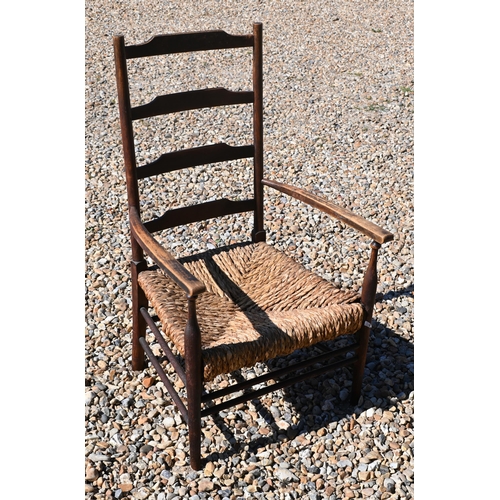 554 - A pair of Victorian aesthetic period walnut and ebonised parcel gilt framed side chairs to/w a count... 