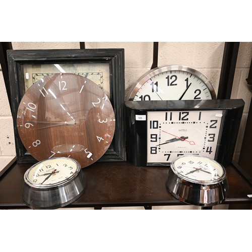 531 - Six various wall clocks