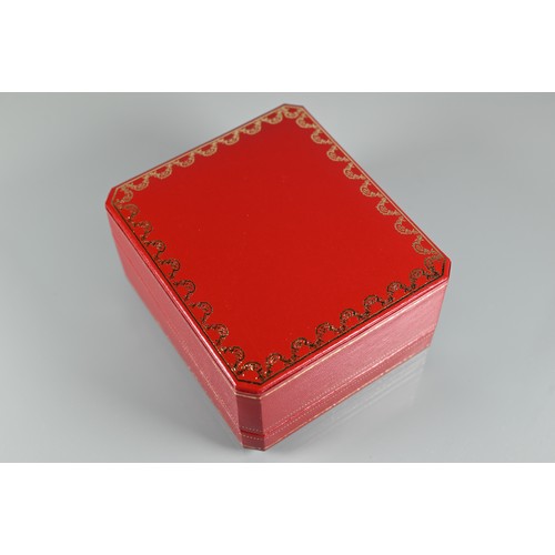 199 - A Cartier Santos Carree gold and stainless steel square wristwatch, quartz movement with calendar ap... 