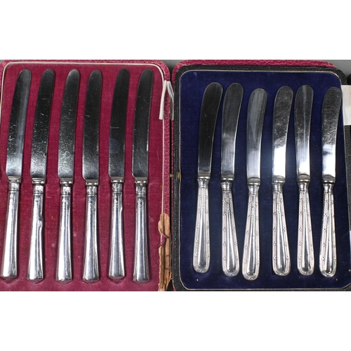 25 - A silver brush set with engine-turned decoration, Birmingham 1949 and a companion pair of hairbrushe... 