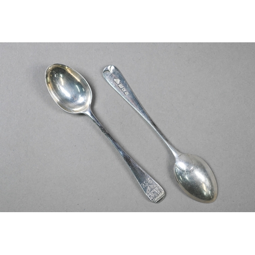 36 - AMENDMENT A matched set of eighteen silver golf club trophy spoons engraved with shields and 'B.G.C.... 