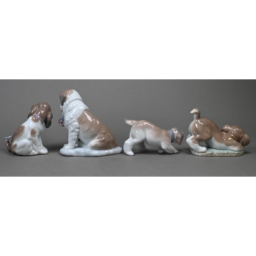 443 - Four boxed Lladro polar bears 1207, 1208, 1209 and 5434, to/w four dogs 6210, 6212, 6832 and 8170 (8... 