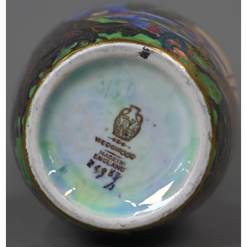 476 - A Daisy Makeig-Jones for Wedgwood Fairyland lustre vase, painted and gilded with fairies in a coasta... 