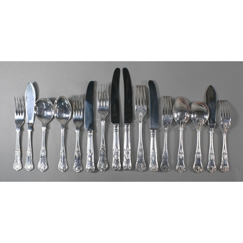 5 - A matched set of Kings pattern EPNS flatware and cutlery, George Butler/Arthur Price (in canteen &am... 