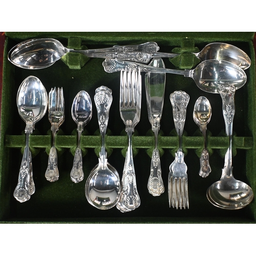 5 - A matched set of Kings pattern EPNS flatware and cutlery, George Butler/Arthur Price (in canteen &am... 