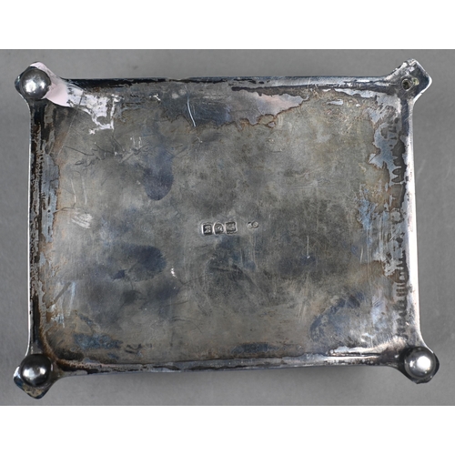 66 - Nelson Dawson (1859-1941) - Guild of Artificers (Co-Founder): an Arts and Crafts silver box, the cov... 