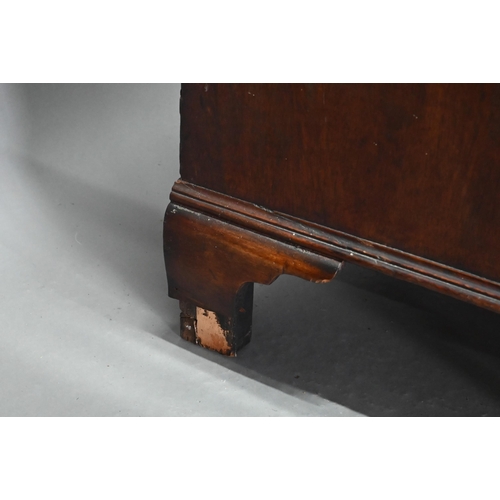 746 - Victorian mahogany country house chest of three shallow short drawers, over two short and three long... 