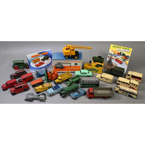 913 - A boxed Dinky Supertoys Coles Mobile Crane 571 to/w a boxed Studebaker Land Cruiser 172 and Scout Ca... 