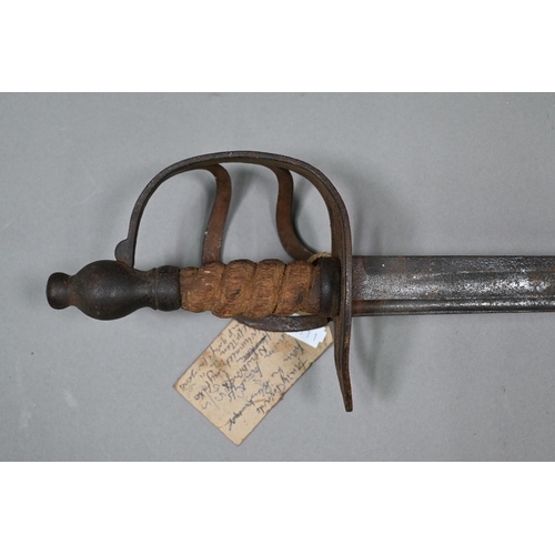 966 - Four 18th /19th century swords in poor condition (4)