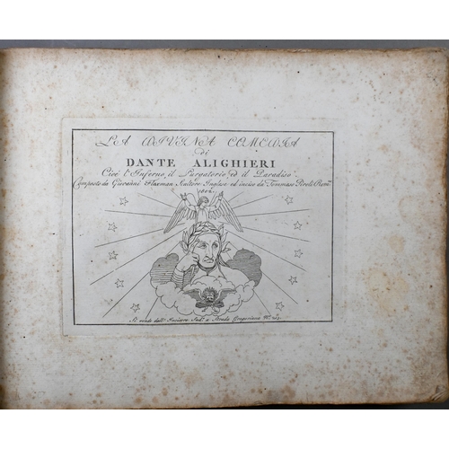 477 - Flaxman, John (ill.), La Divina Comedia di Dante Alighieri, engraved by Tommaso Piroli, Rome 1802, o... 