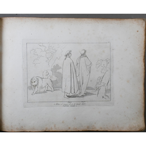 477 - Flaxman, John (ill.), La Divina Comedia di Dante Alighieri, engraved by Tommaso Piroli, Rome 1802, o... 