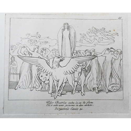 477 - Flaxman, John (ill.), La Divina Comedia di Dante Alighieri, engraved by Tommaso Piroli, Rome 1802, o... 